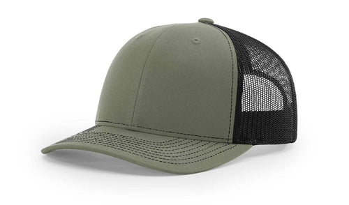 Richardson 112 Trucker Hat Ball Cap Meshback Hat Snapback Cap Trucker Cap - OSFM